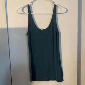Old Navy Green Fitted Sleeveless Tank Top
